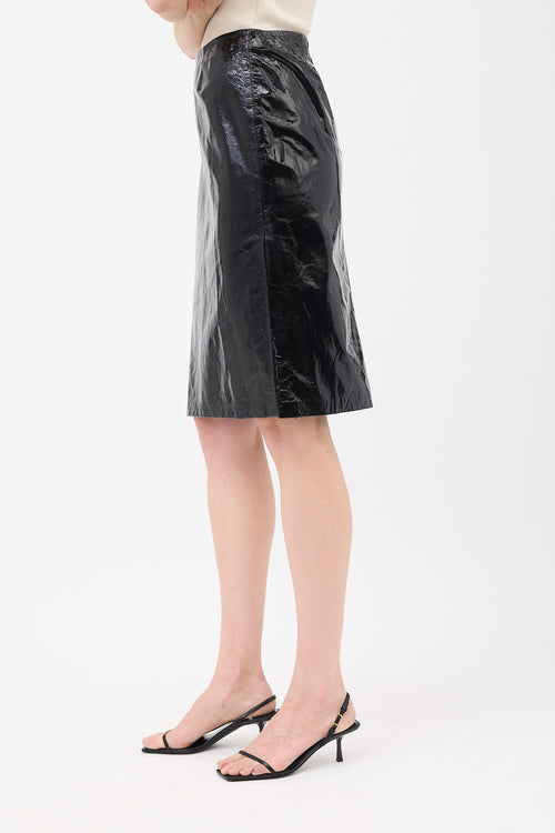 Dolce & Gabbana Patent Leather Pencil Skirt