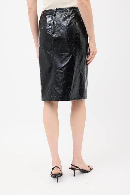 Dolce & Gabbana Patent Leather Pencil Skirt