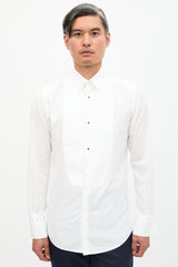 Dolce & Gabbana Pique Bib Tuxedo Shirt