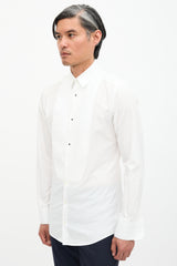 Dolce & Gabbana Pique Bib Tuxedo Shirt