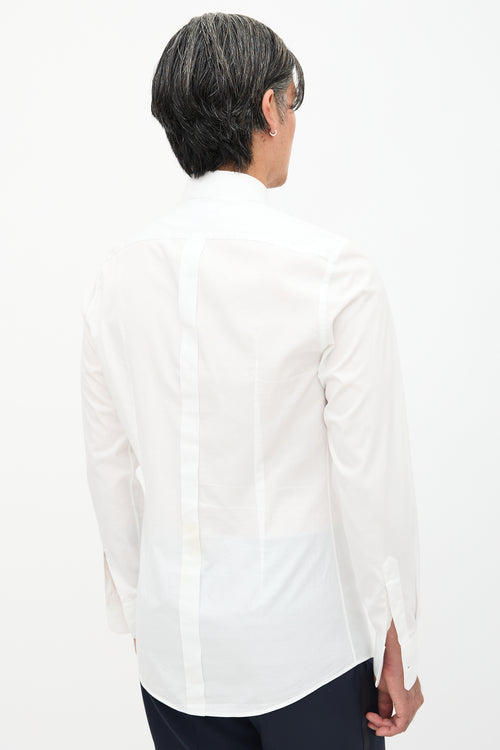 Dolce & Gabbana Pique Bib Tuxedo Shirt