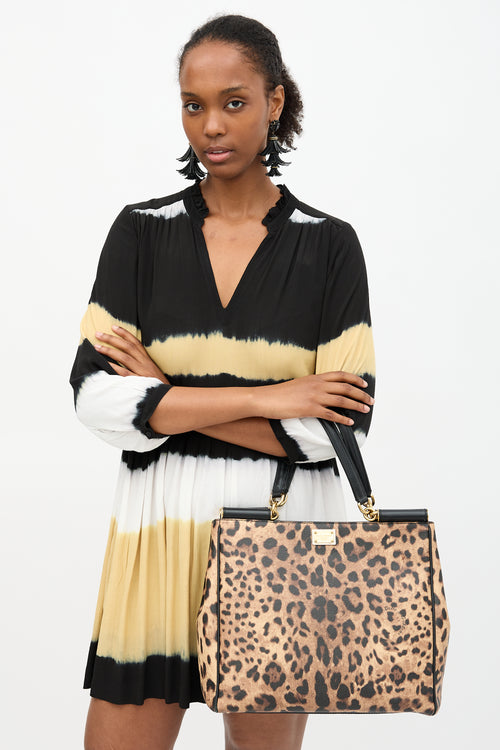 Dolce & Gabbana Printed Large Miss Sicily Tote Bag