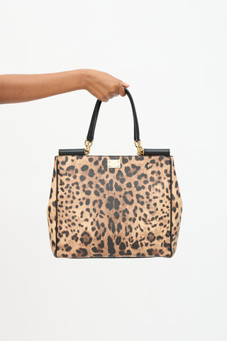 Dolce & Gabbana Printed Large Miss Sicily Tote Bag