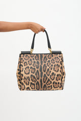 Dolce & Gabbana Printed Large Miss Sicily Tote Bag