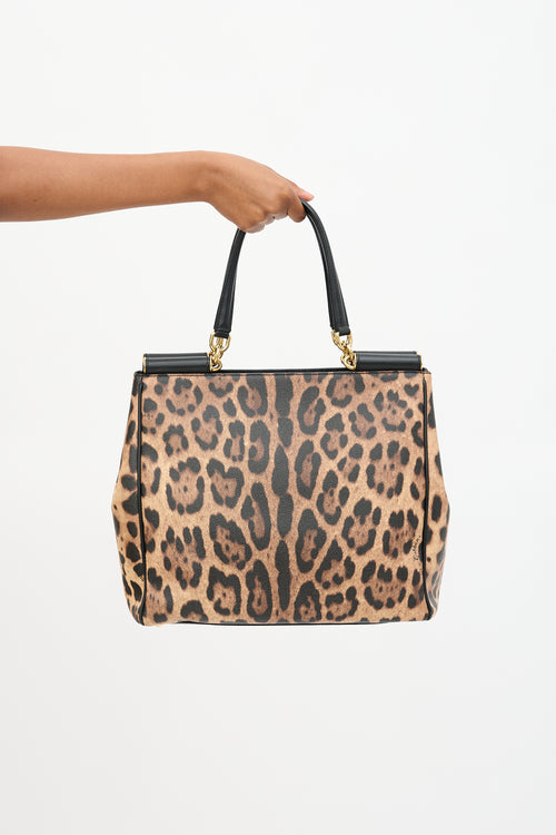 Dolce & Gabbana Printed Large Miss Sicily Tote Bag