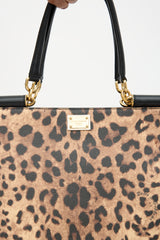 Dolce & Gabbana Printed Large Miss Sicily Tote Bag