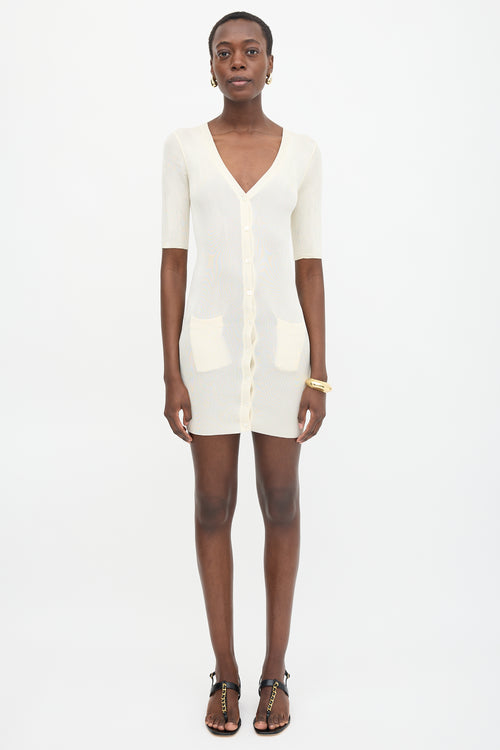 Dolce & Gabbana Ribbed Knit Dress