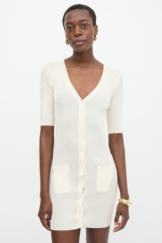 Dolce & Gabbana Ribbed Knit Dress