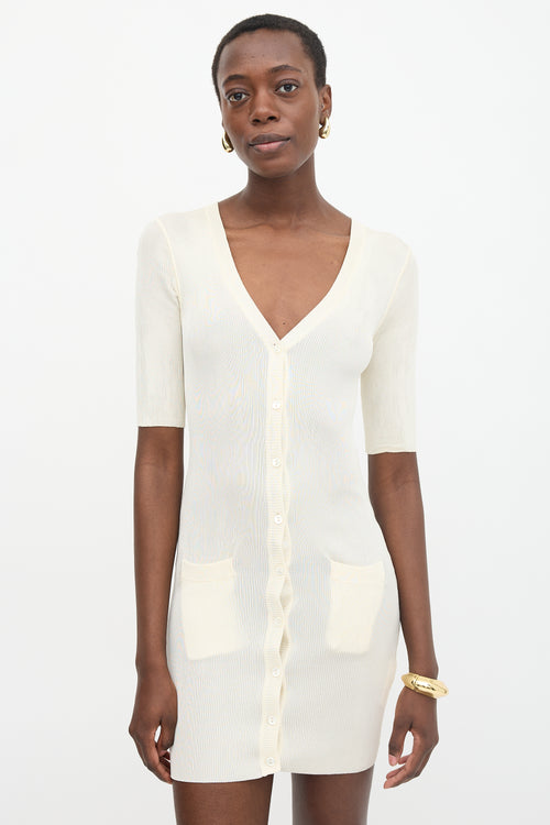Dolce & Gabbana Ribbed Knit Dress