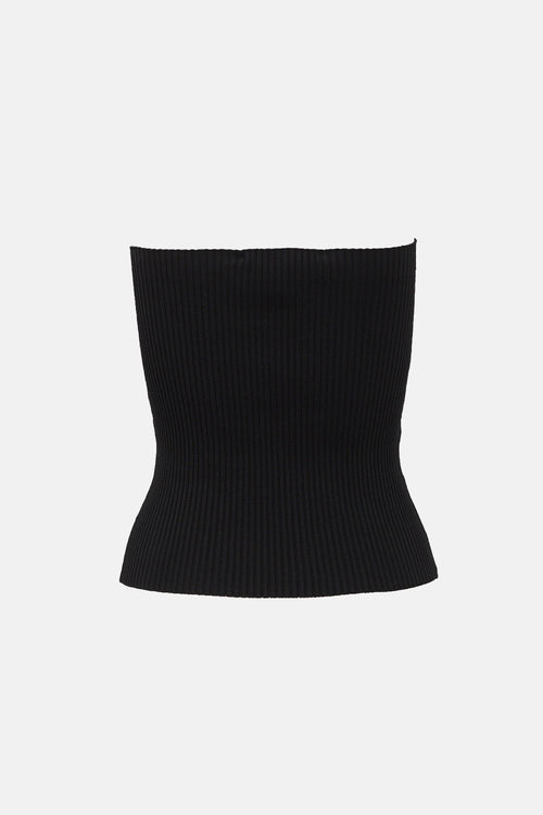 Dolce & Gabbana Ribbed Knit Tube Top