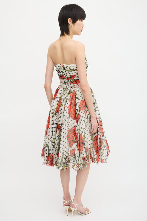 Dolce & Gabbana SS 2015 Silk Floral Dress