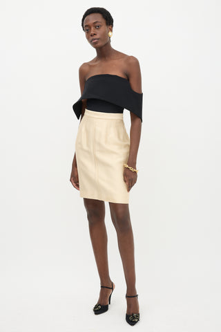 Dolce & Gabbana Satin Midi Skirt