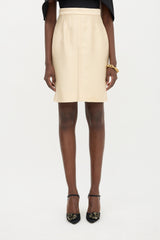 Dolce & Gabbana Satin Midi Skirt