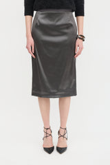 Dolce & Gabbana Satin Pencil Skirt