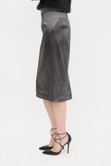 Dolce & Gabbana Satin Pencil Skirt