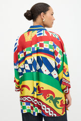Dolce & Gabbana Silk Carretto Printed Shirt