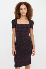 Dolce & Gabbana Silk Polka Dot Dress