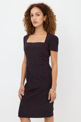 Dolce & Gabbana Silk Polka Dot Dress