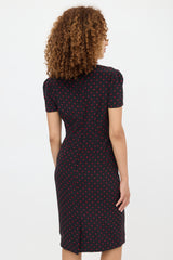 Dolce & Gabbana Silk Polka Dot Dress