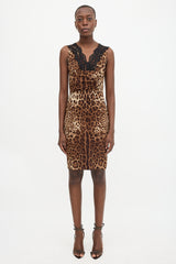 Dolce & Gabbana Silk Printed Midi Dress
