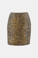 Dolce & Gabbana Silk Satin Printed Mini Skirt