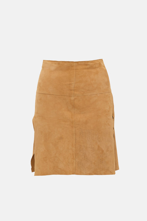 Dolce & Gabbana Vintage Suede Co-Ord Set