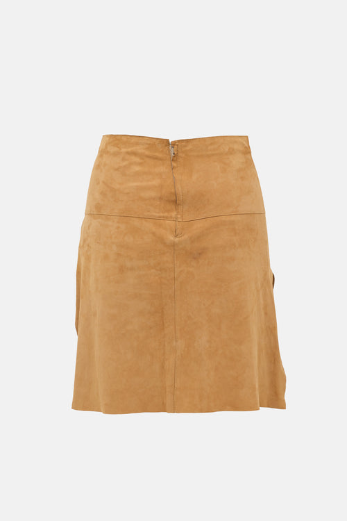 Dolce & Gabbana Vintage Suede Co-Ord Set