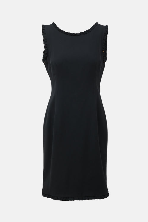 Dolce & Gabbana Wool Crepe Sheath Dress