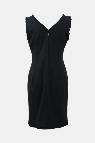 Dolce & Gabbana Wool Crepe Sheath Dress