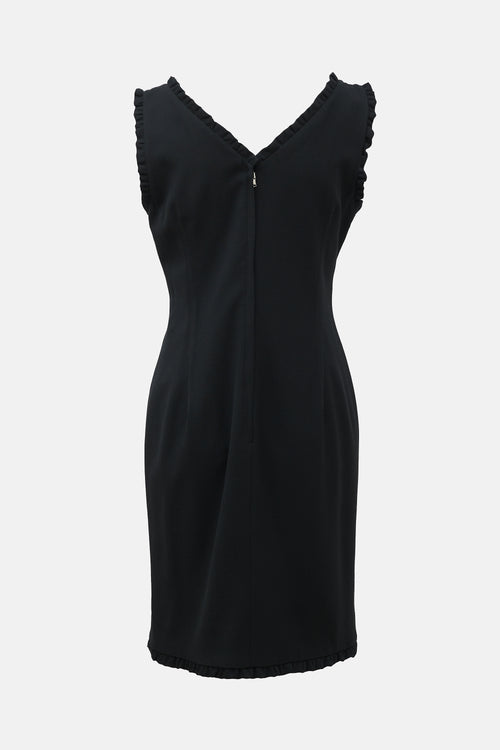 Dolce & Gabbana Wool Crepe Sheath Dress