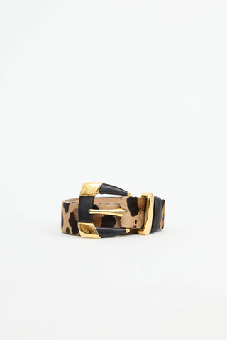 Donna Karan Printed Hair Belt