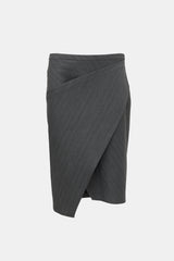 Donna Karan Wool Pinstripe Skirt Suit