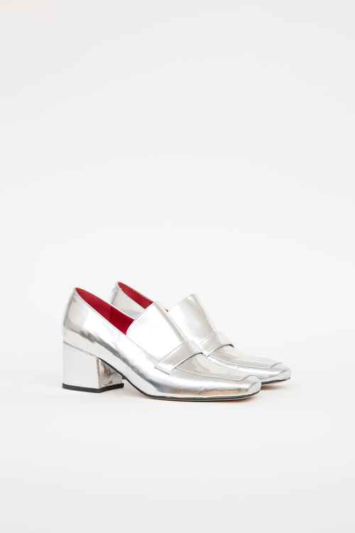 Dorateymur Leather Metallic Loafer