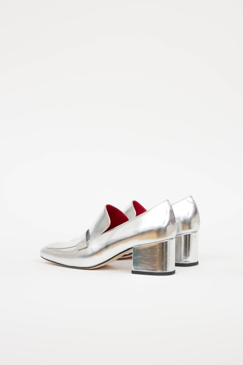Dorateymur Leather Metallic Loafer