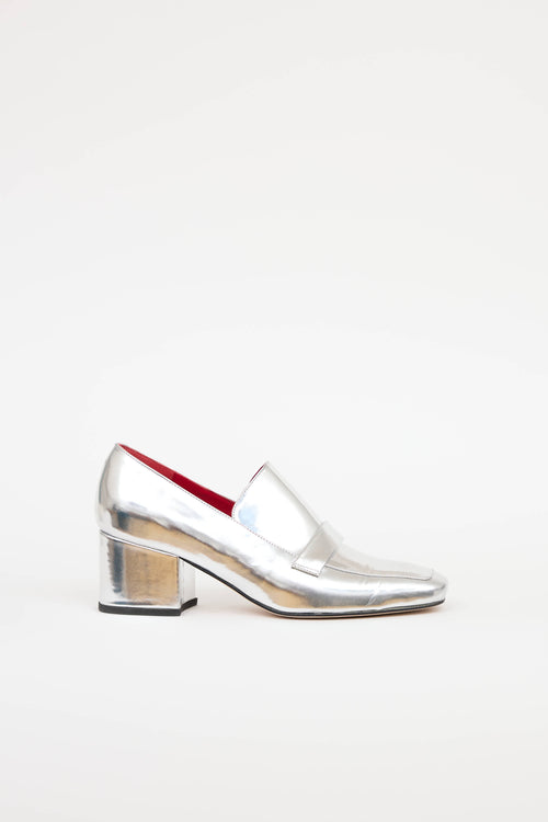 Dorateymur Leather Metallic Loafer