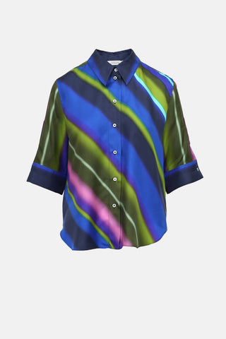 Dorothee Schumacher Button Up Short Sleeve Top