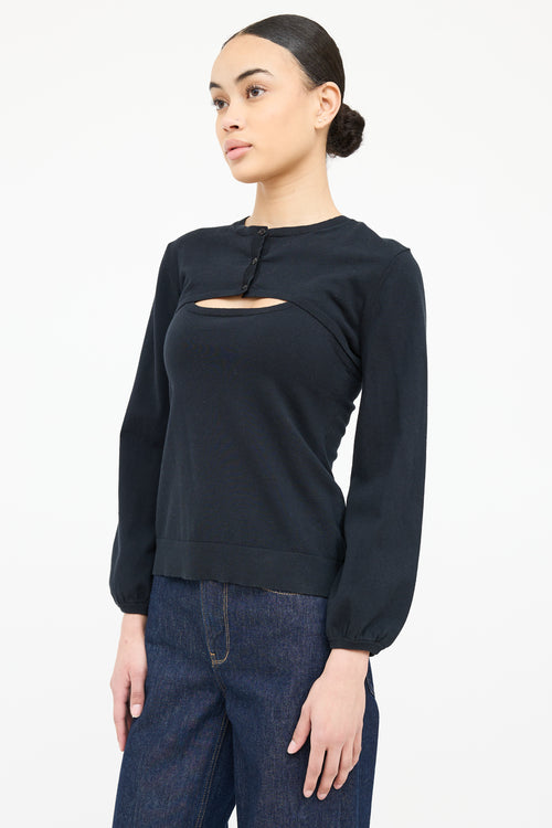 Dorothee Schumacher Knit Layered Cardigan