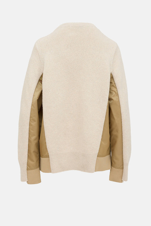 Dorothee Schumacher Wool Panel Sweater