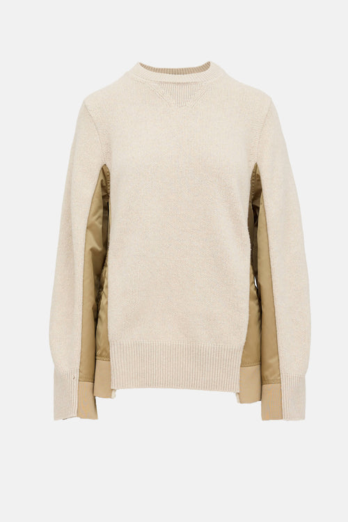 Dorothee Schumacher Wool Panel Sweater