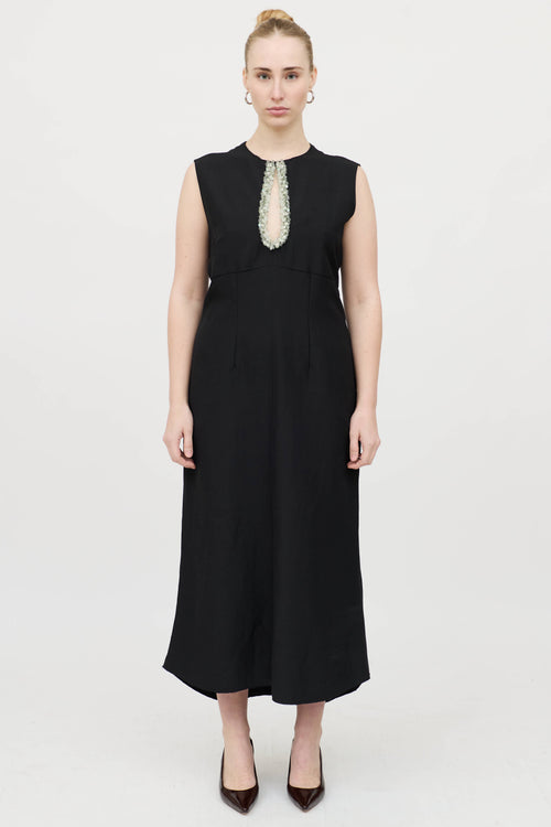 Dorothee Schumacher Embellished Cutout Dress