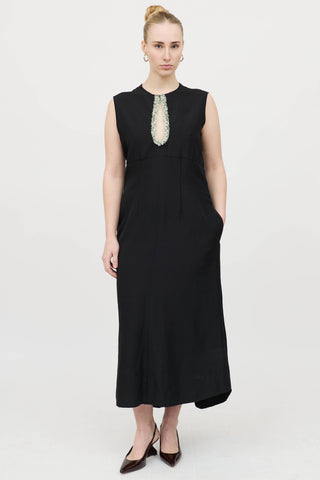 Dorothee Schumacher Embellished Cutout Dress