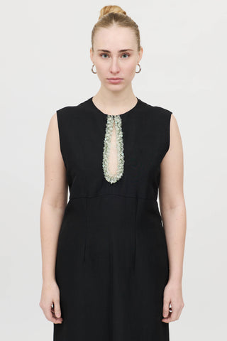 Dorothee Schumacher Embellished Cutout Dress