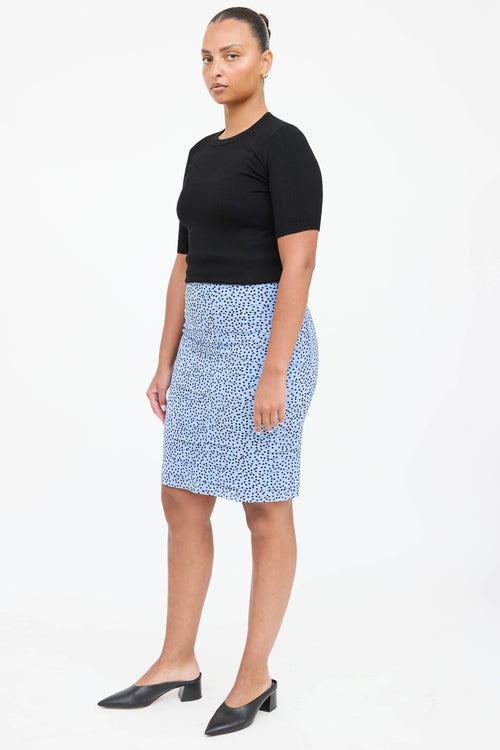 Dorothee Schumacher Polka Dot Pleated Skirt