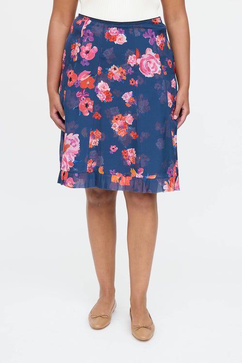 Dorothee Schumacher Silk Floral Skirt
