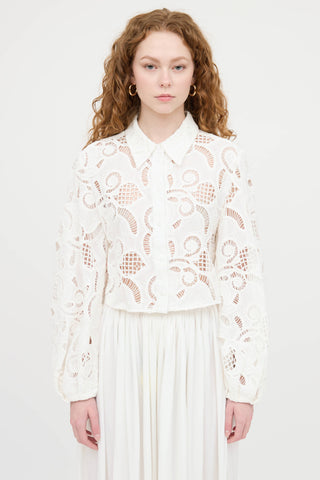 Dorothee Schumacher Gaze Lace Top