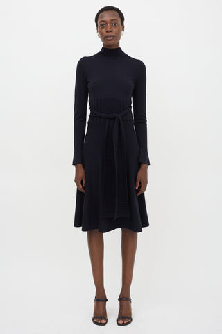 Dorothee Schumacher Wool Knit Tie Belt Dress
