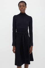 Dorothee Schumacher Wool Knit Tie Belt Dress