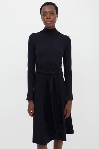 Dorothee Schumacher Wool Knit Tie Belt Dress