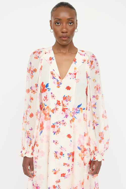 Dorothee Schumacher Silk Floral Dress