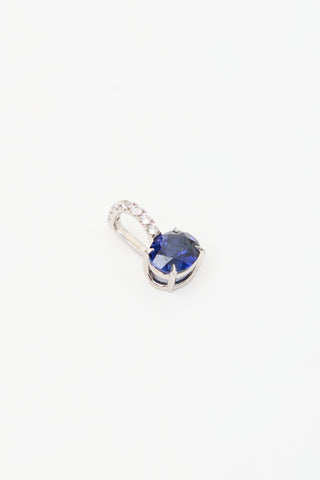 Dorsey Lab Sapphire East West Oval Pendant